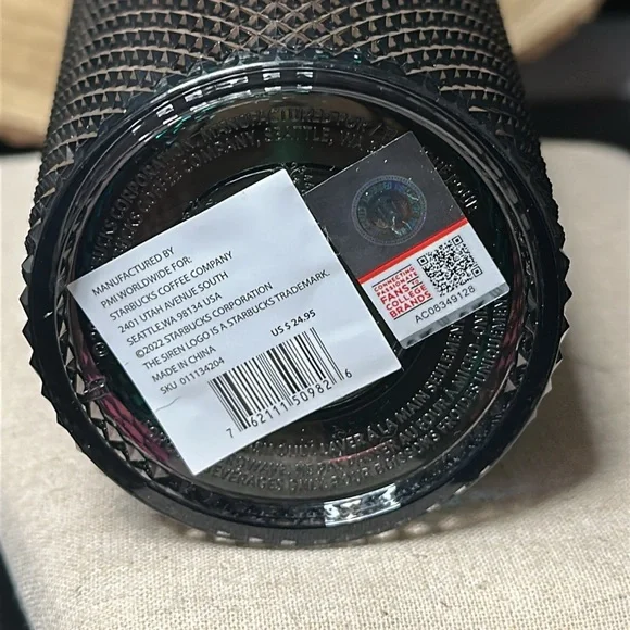 Starbucks Colorado University Collegiate Black Mulitcolored Tumbler with Straw - Picture 3 of 9